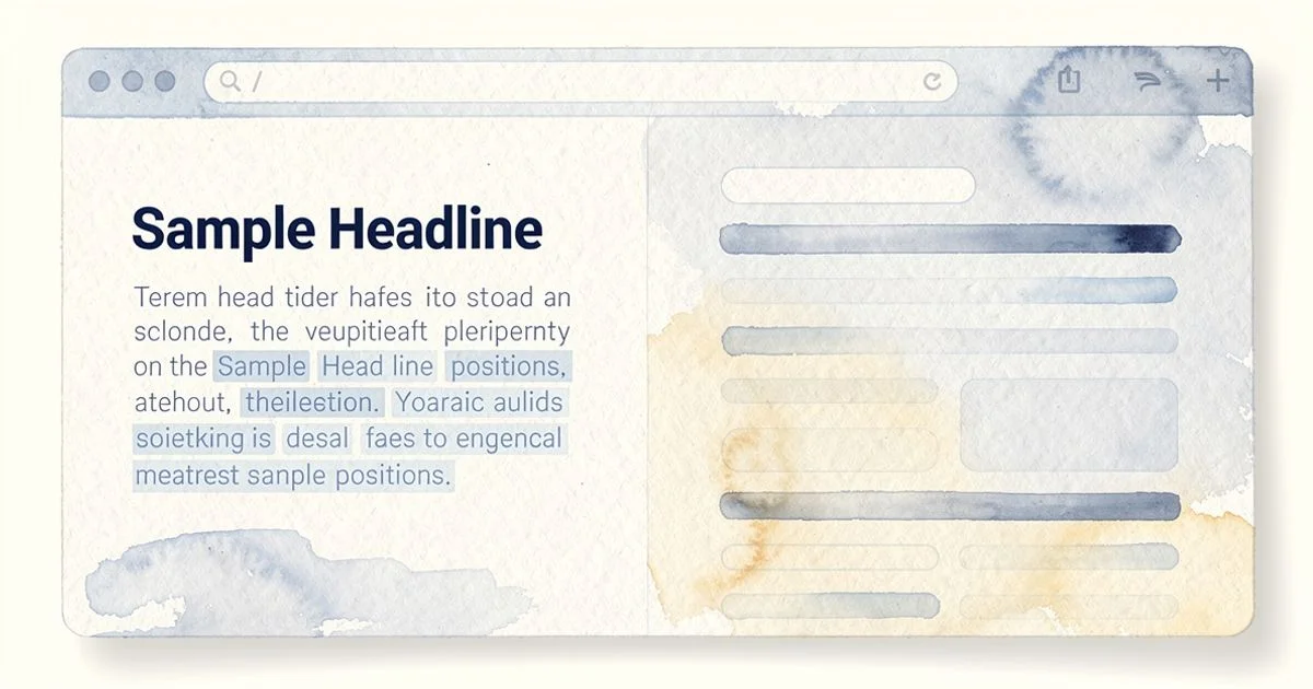 Webpage layout showing URL, title tag, headline, and intro paragraph with keyword placement highlighted